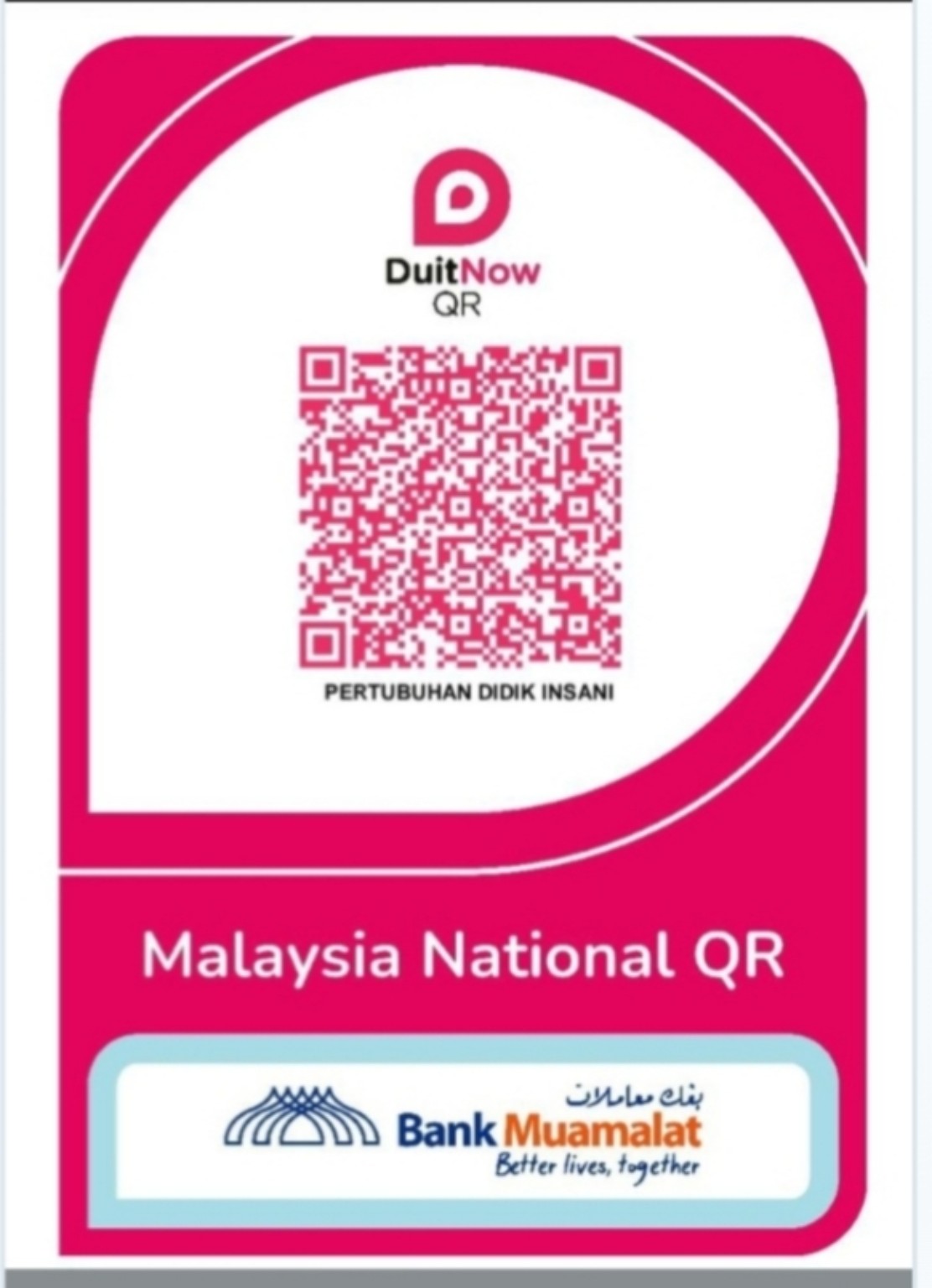 DuitNow QR Pertubuhan Didik Insani